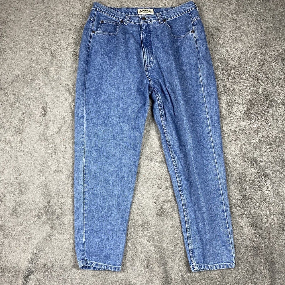 St. John's Bay Straight Leg Jeans Women's 18WP‎ 34x30 Blue Relaxed Fit